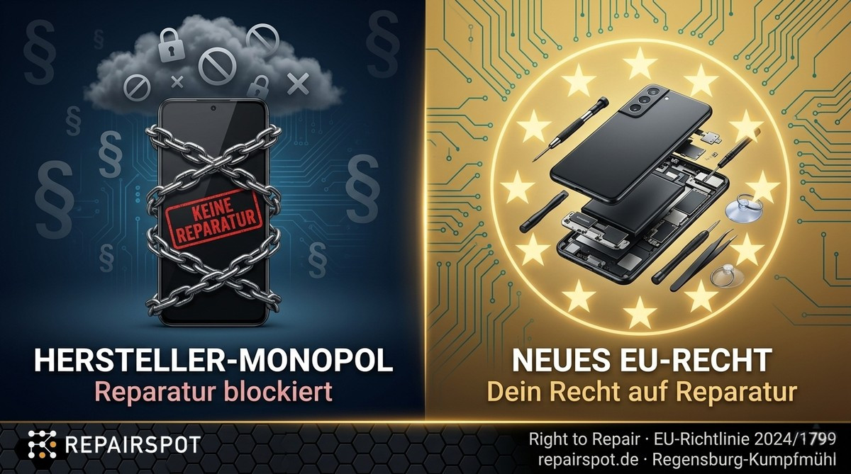 Right to Repair 2026 – Vorher Hersteller-Monopol vs. Neues EU-Recht